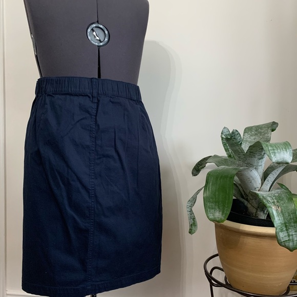 George NWOT navy stretch denim skirt size 2X - Picture 3 of 3